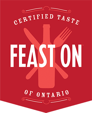 Feast On: Certified Taste of Ontario logo