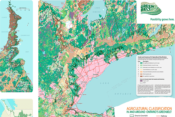 2005 Greenbelt Agriculture Map Thumbnail