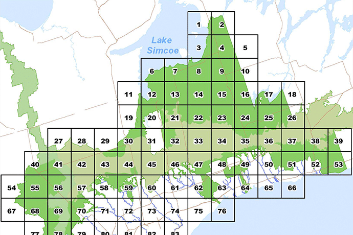 2017 Greenbelt Plan Detailed Overview Map Thumbnail
