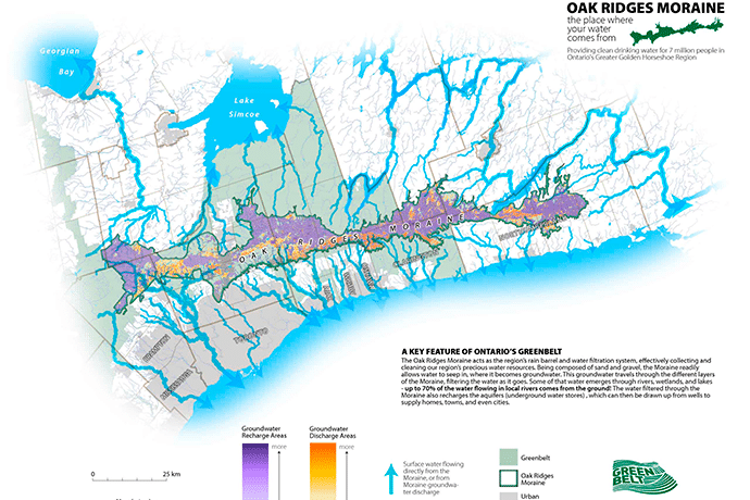 2025 Oak Ridges Moraine Map Thumbnail
