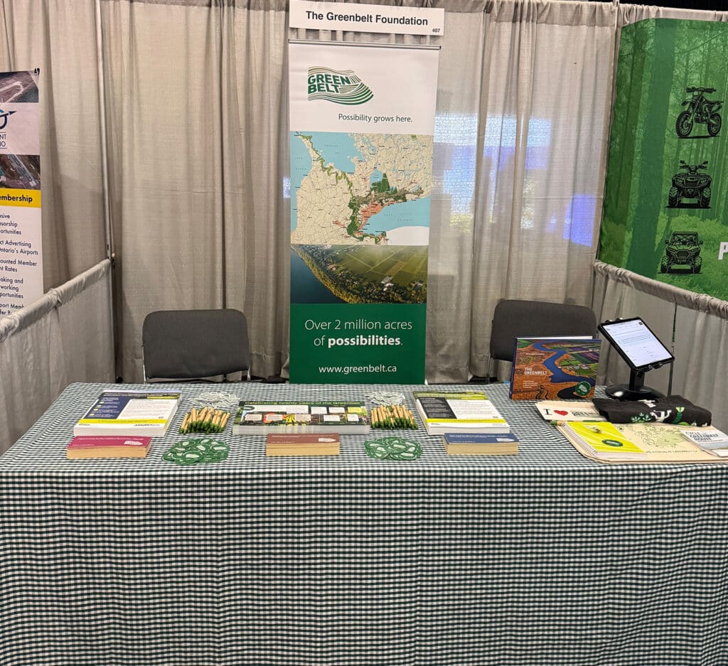 Greenbelt Foundation booth at AMO Conference