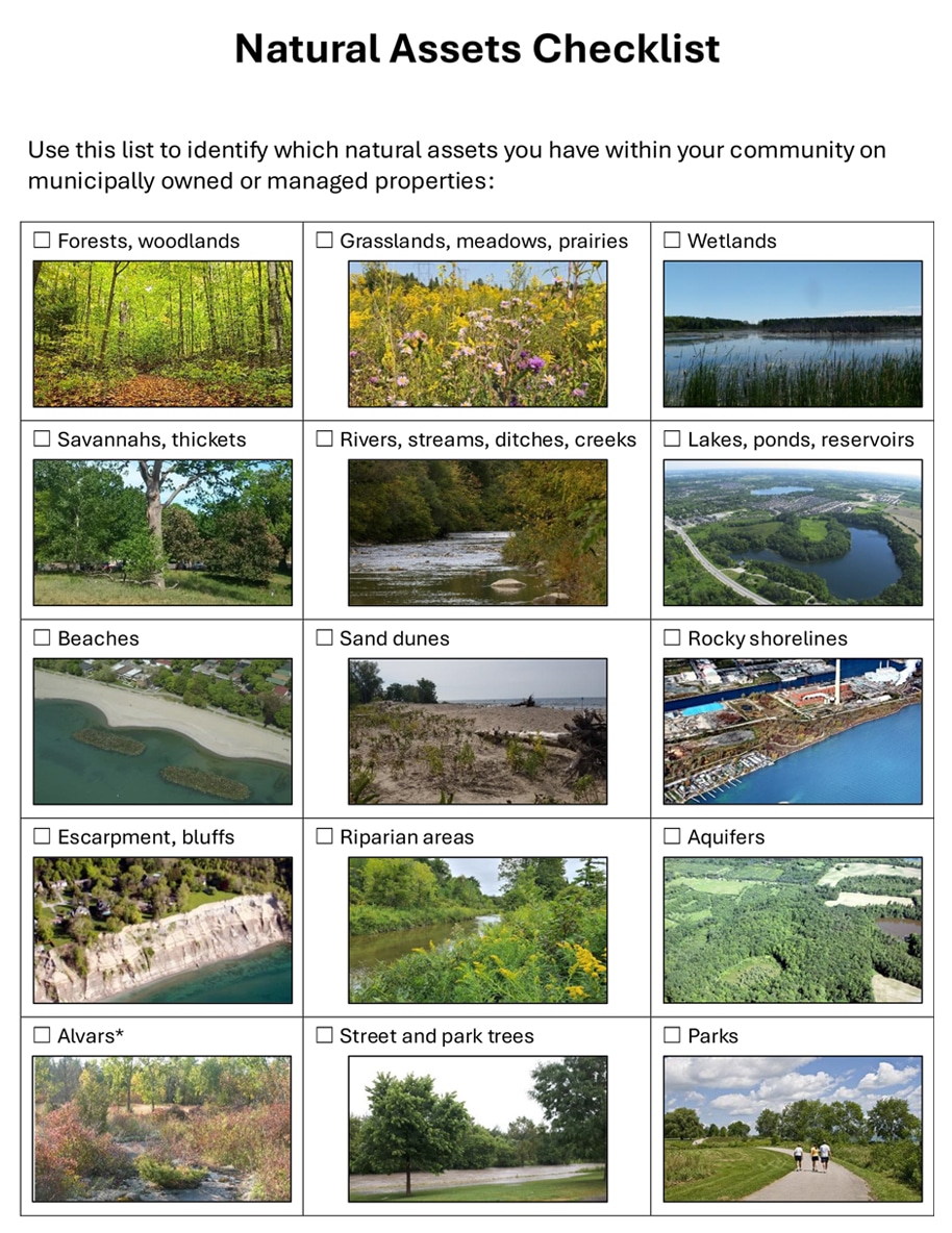 Fact Sheet - Natural Assets Checklist Cover